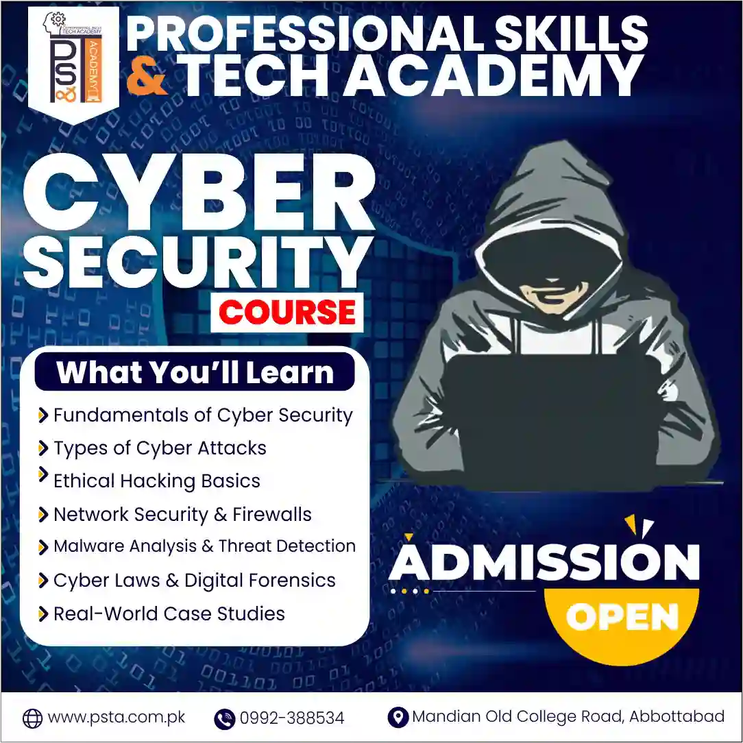 Cyber Security & Ethical Hacking Course in Abbottabad - PSTA Certification Course Online in Pakistan & Abbottabad