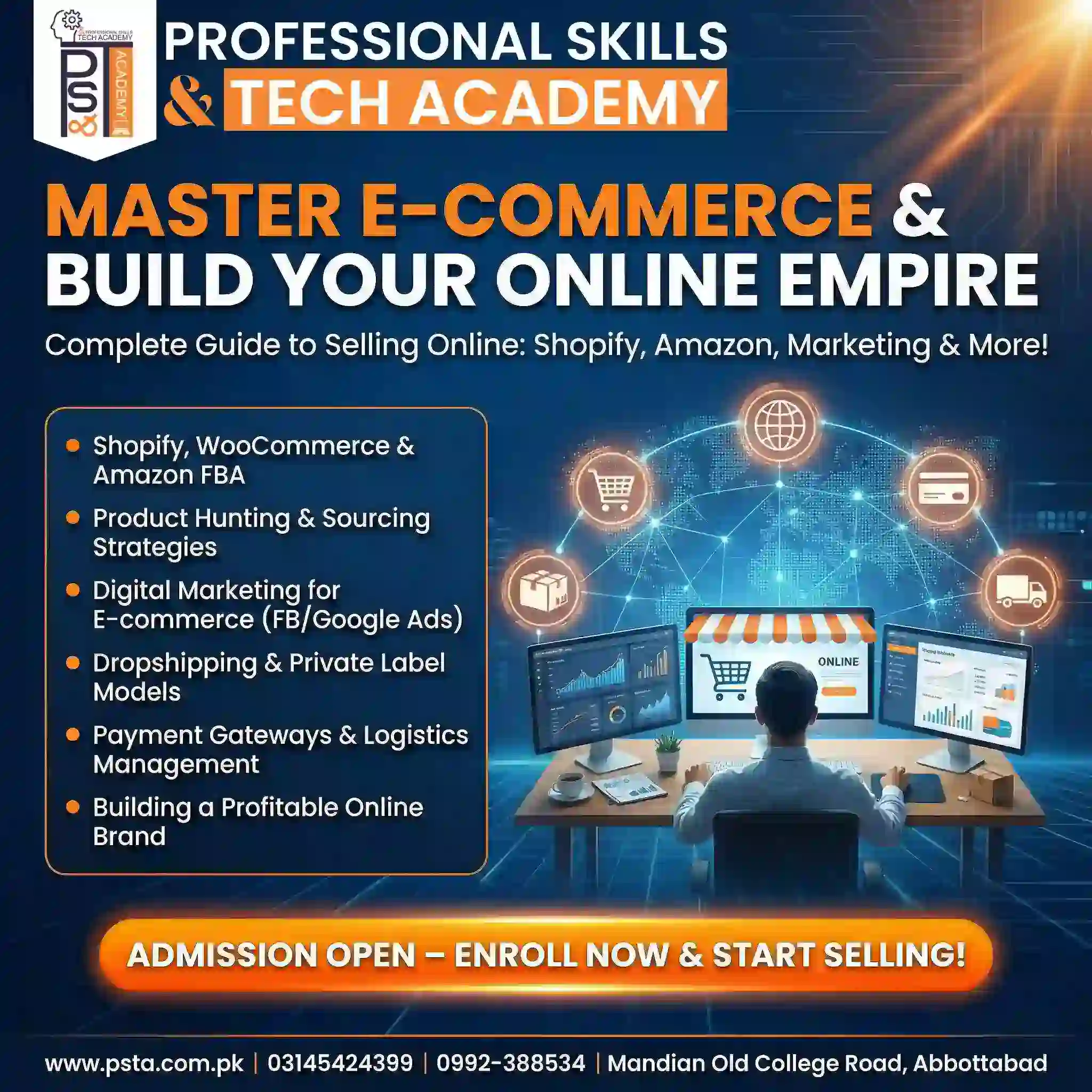 Master E-Commerce & Build Your Online Empire: Amazon FBA, Shopify & Dropshipping